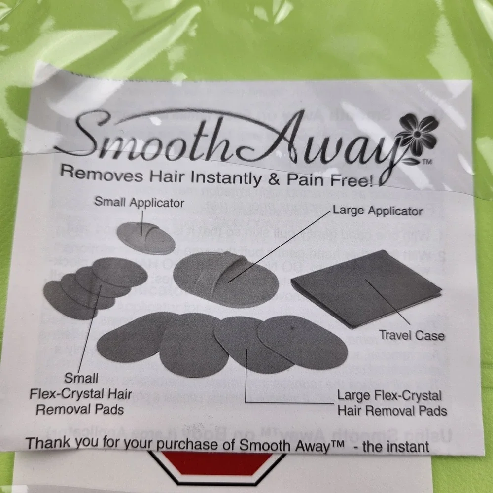 Smooth Away No Shave Pubic Hair Removal As Seen On TV  Easy 1‎ 2 3 New Sealed